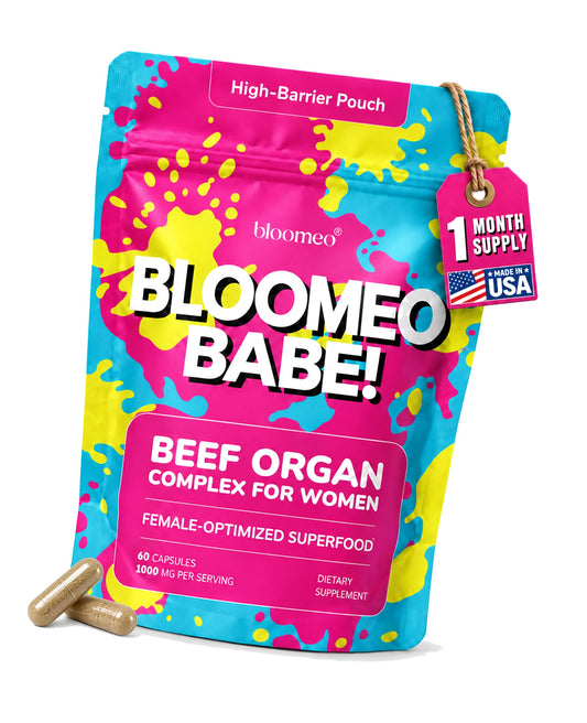 Beef Organ Supplement for Women - Hormone Balance, Iron Support, Immunity