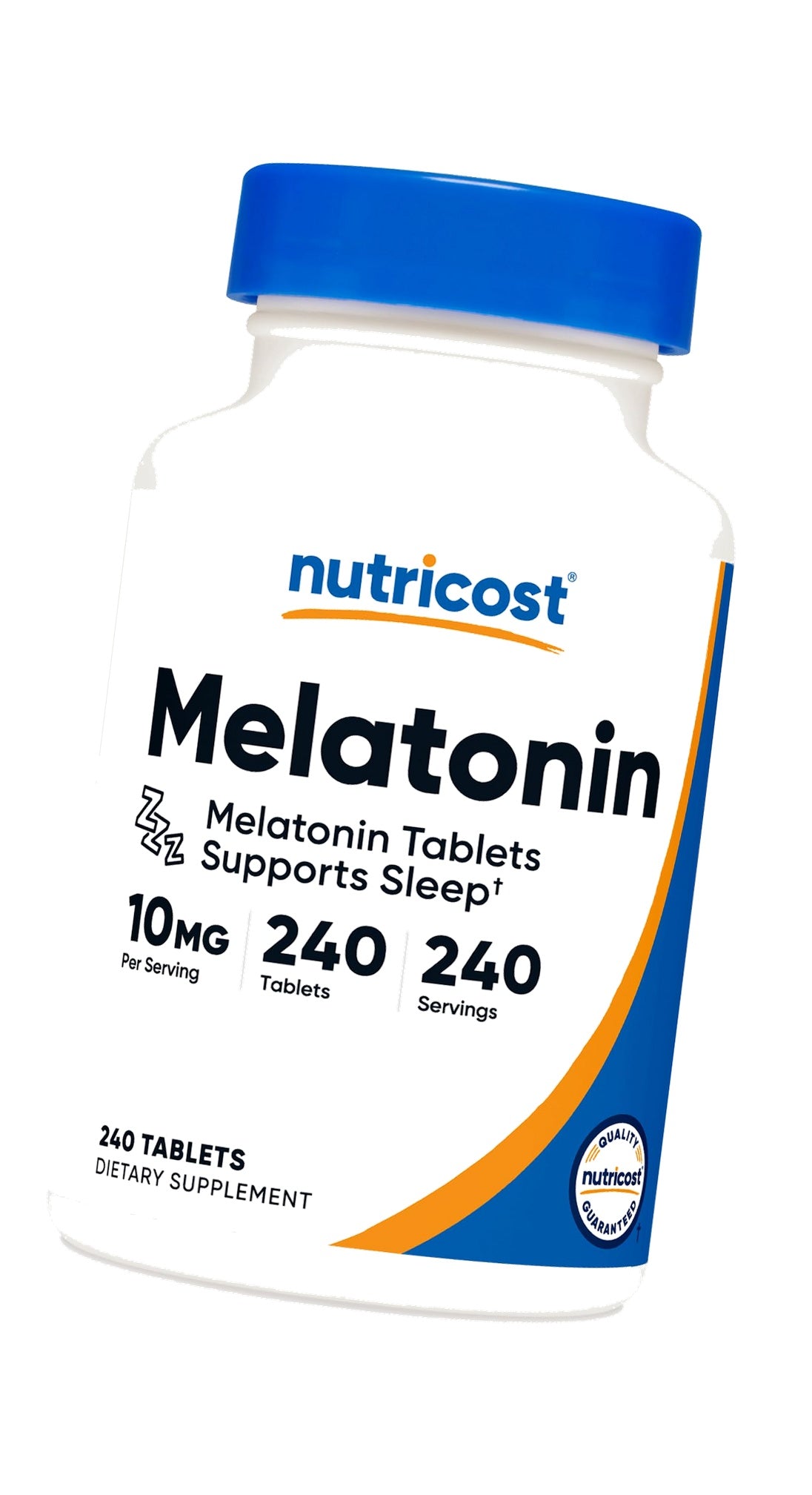Nutricost Melatonin (10mg) 240 Tablets, Gluten-Free, GMO-Free