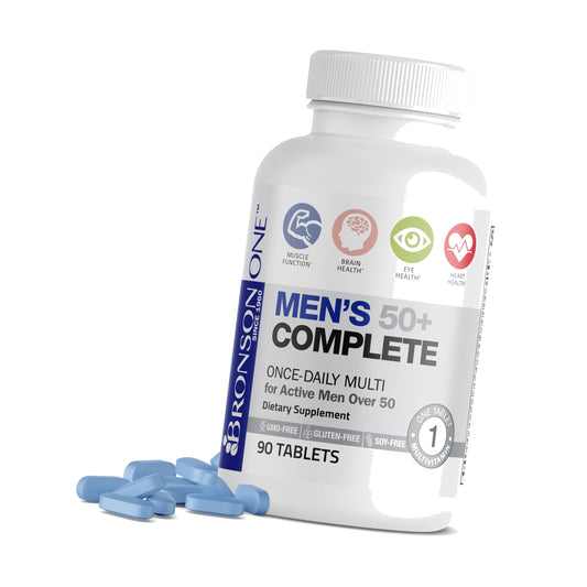 Bronson ONE Daily Mens 50+ Complete Multivitamin Multimineral, 90 Tablets