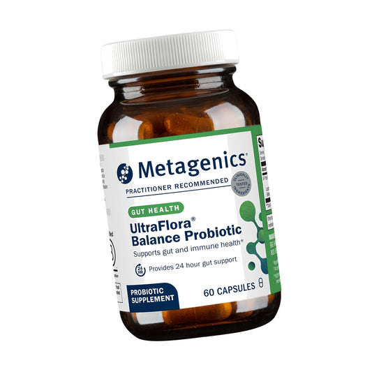 Metagenics UltraFlora Balance Probiotic, 15 Billion CFU, 60 Capsules