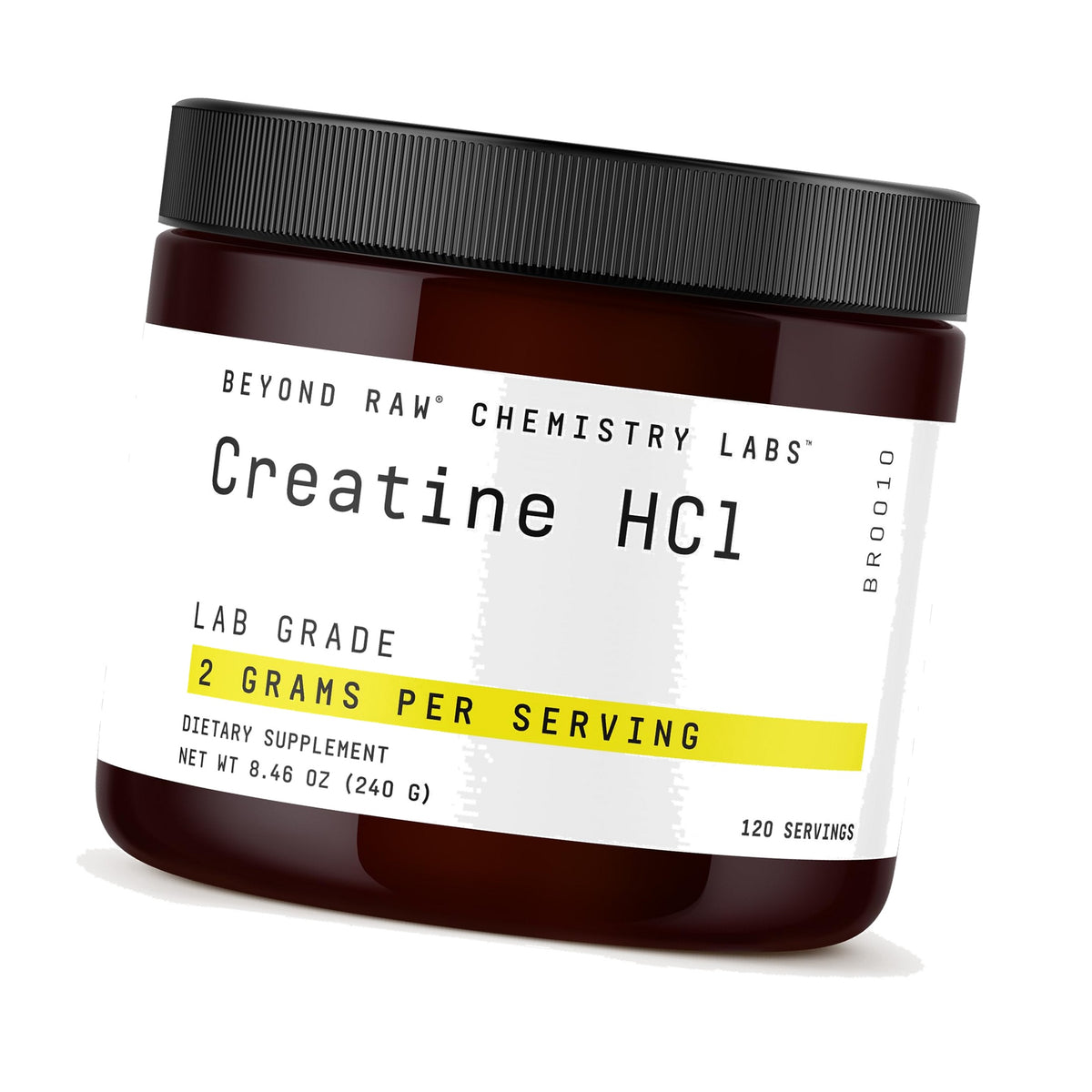 BEYOND RAW GNC Science-Backed Creatine HCl Powder, Lab Grade, 120 Servings