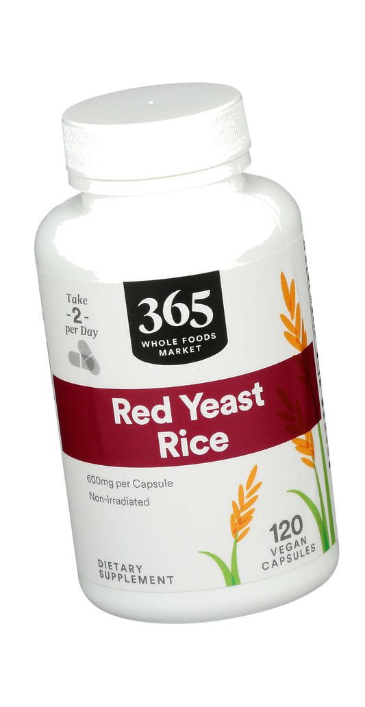 365 by Whole Foods Market, Red Yeast Rice 600mg, 120 Count