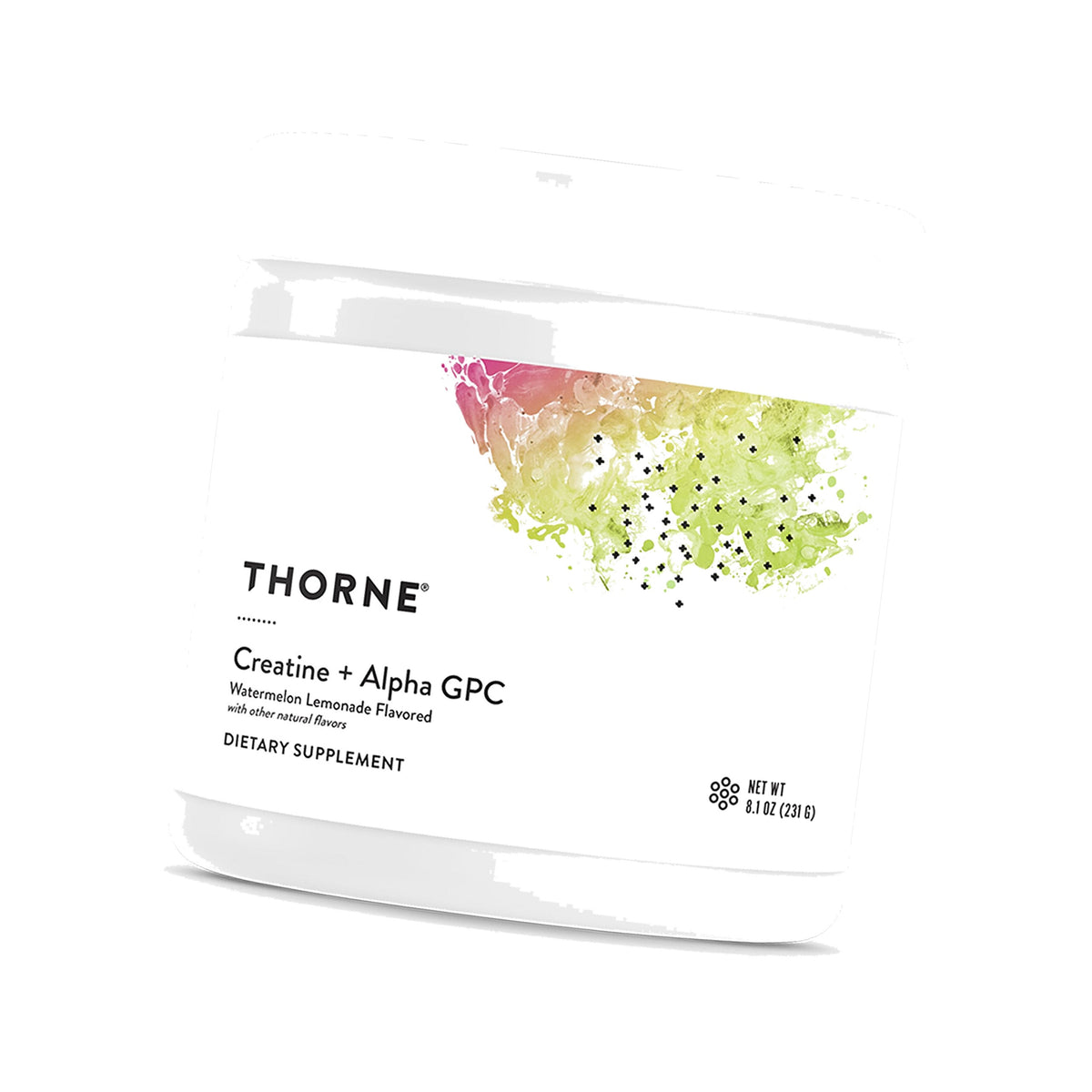 THORNE Creatine + Alpha GPC, Micronized Creatine Monohydrate, 30 Servings