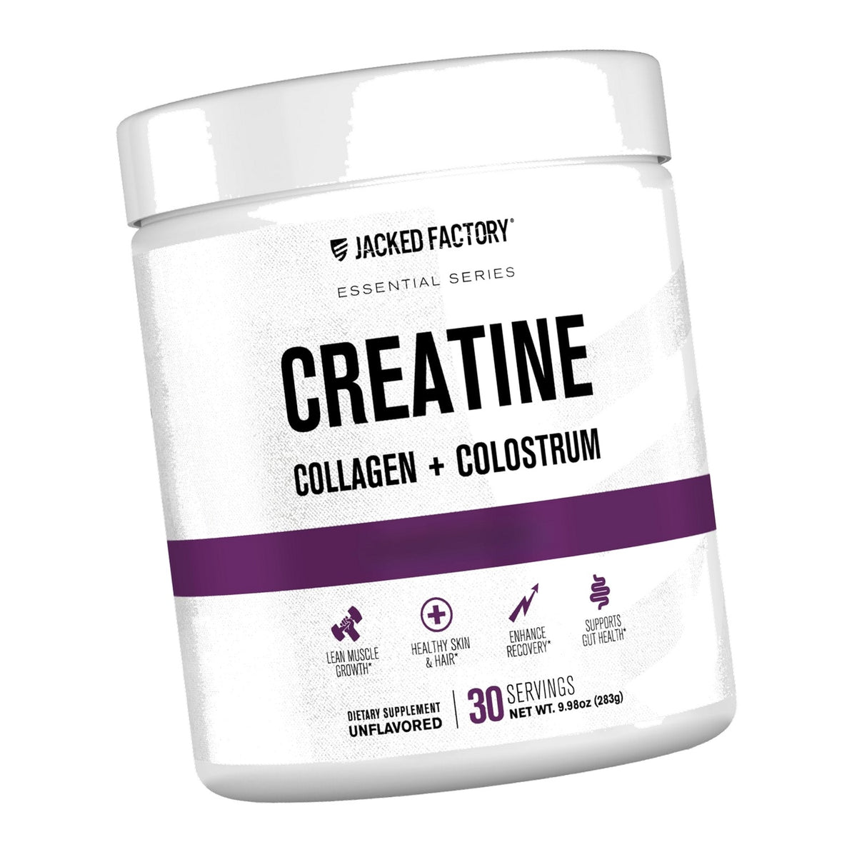 Jacked Factory Creatine for Women with Collagen, 30 Servings, Unflavored