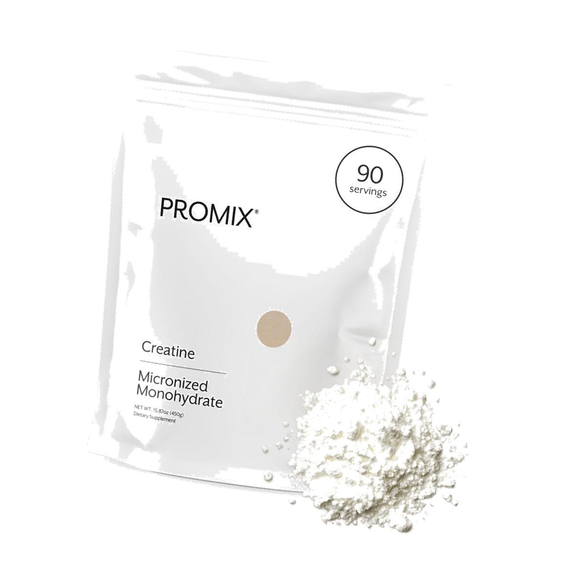 Promix Nutrition Creatine Monohydrate Powder, Unflavored - 90 Servings