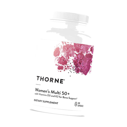 THORNE Women's Multi 50+, Comprehensive Daily Multi-Vitamin, 180 Capsules
