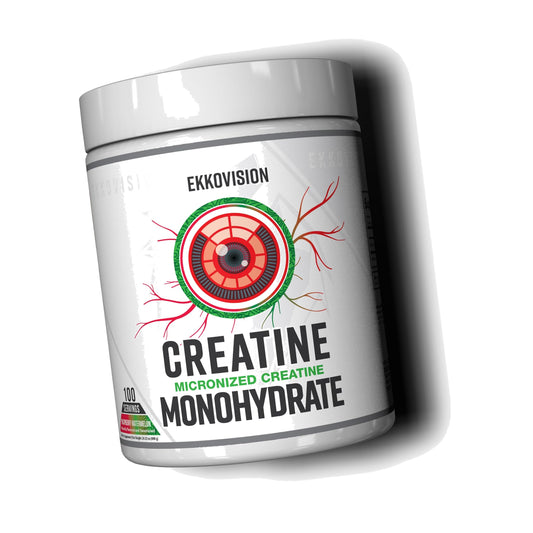 Ekkovision Creatine Monohydrate Powder, Raspberry Watermelon, 100 Servings