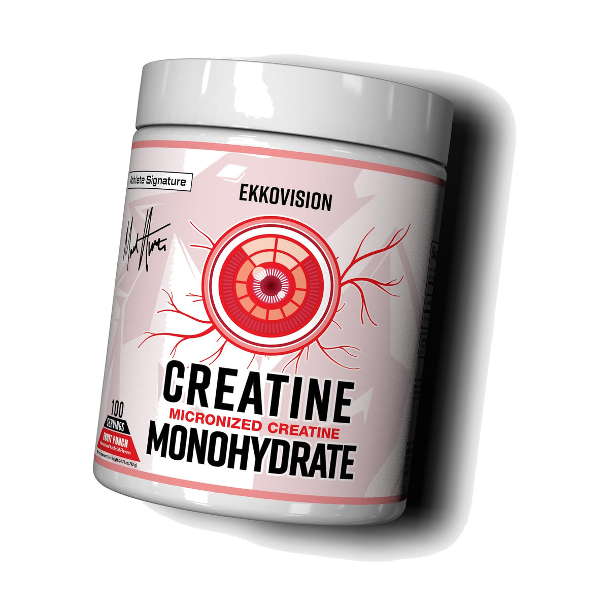 Ekkovision Creatine Monohydrate Powder, Unflavored, 200 Servings