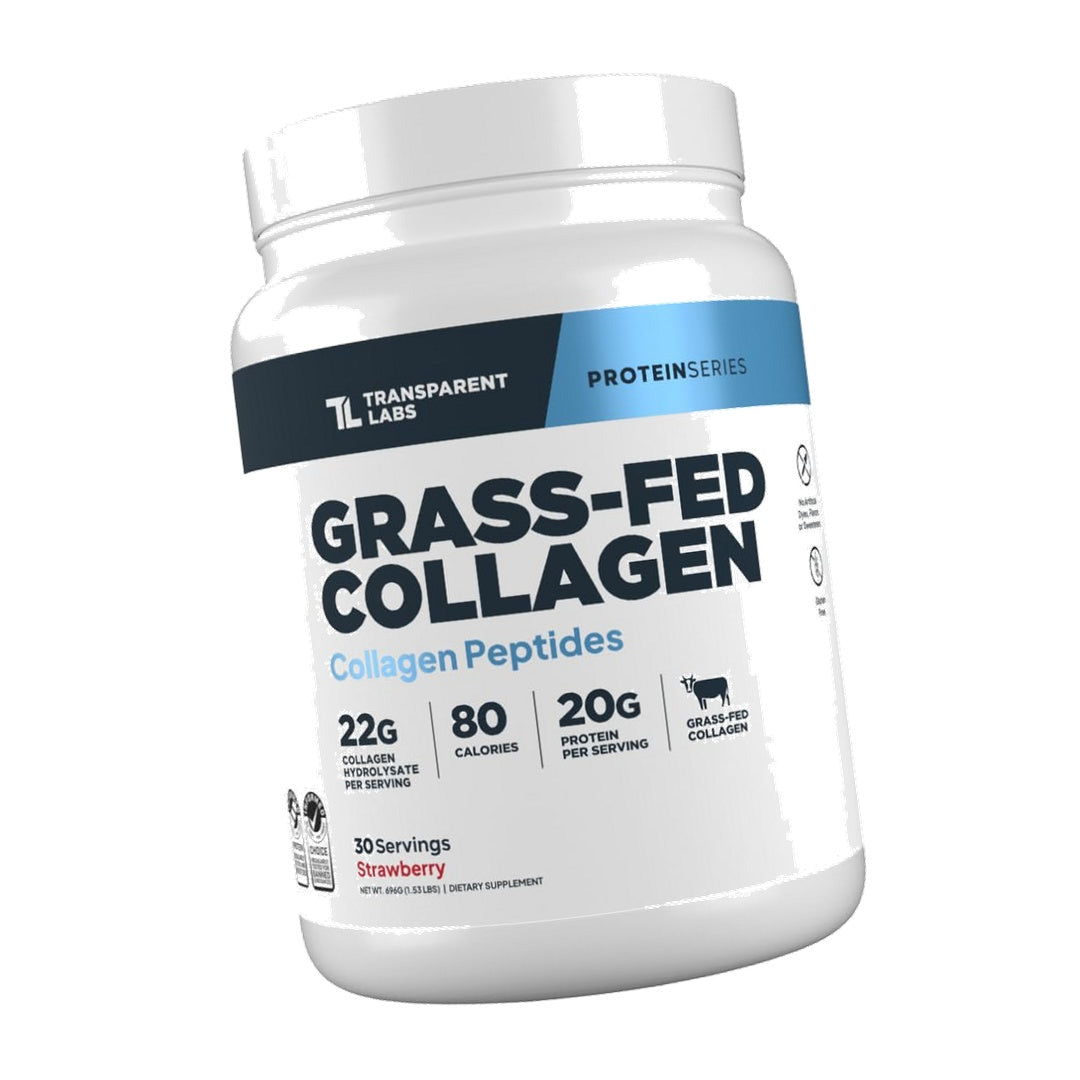 Transparent Labs Collagen Peptides Powder - Strawberry, 30 Servings