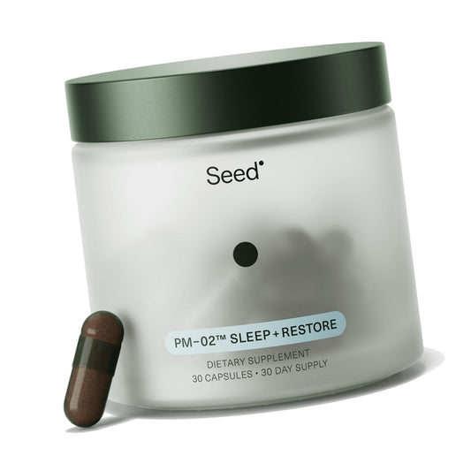 Seed PM-02 Sleep + Restore - for Adults - 30-Day Supply with Jar