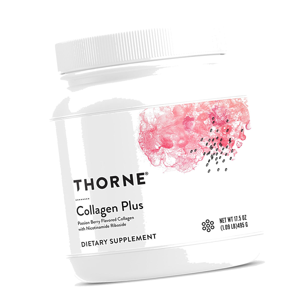THORNE Collagen Plus, Collagen Peptides with NR & Ceramides, 30 Servings