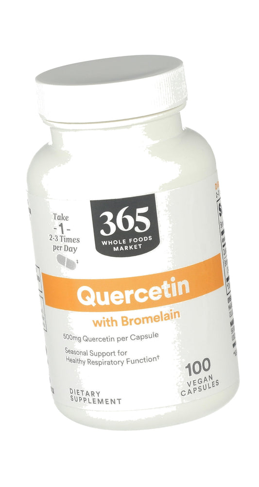 Whole Foods Market, Quercetin with Bromelain, 100 Count