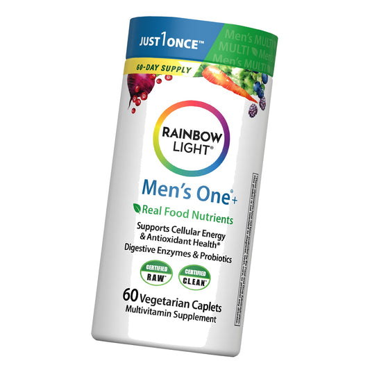 Rainbow Light Mens Multivitamin One + | 60 Caplets