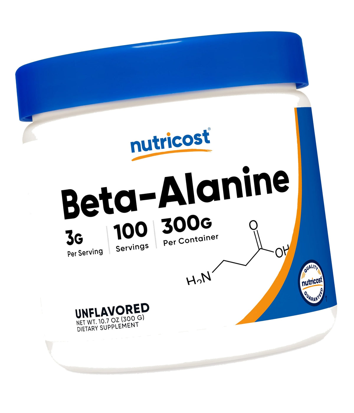 Nutricost Beta Alanine Powder 300 Grams (10.7oz) - 3 Grams Per Serving