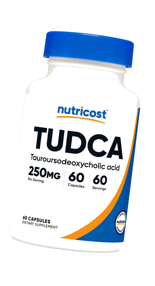 Nutricost Tudca 250mg, 60 Capsules (Tauroursodeoxycholic Acid) Gluten Free