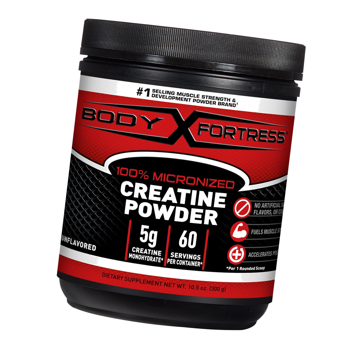 Body Fortress 100% Creatine Monohydrate Powder, 5g Per Scoop