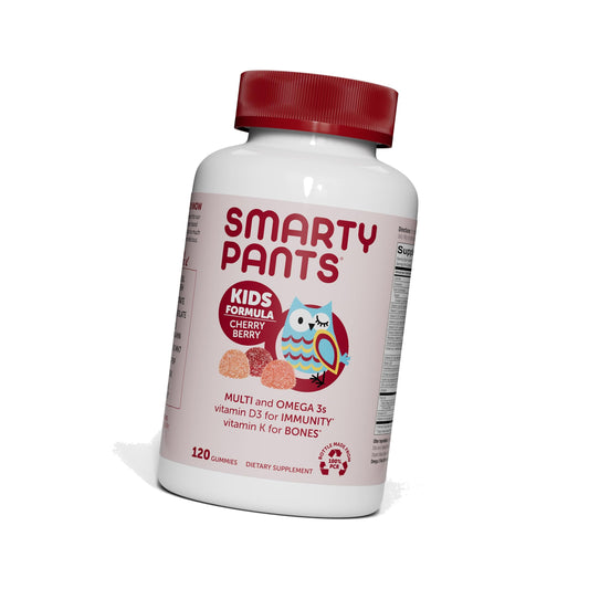 SmartyPants Kids Multivitamin Gummies, Omega 3, 120 Ct