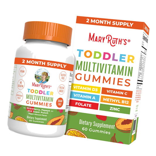 MARYRUTH'S Toddler Multivitamin Gummies, Sugar-Free,2 Month Supply, Ages 2+