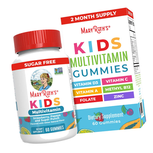 MARYRUTH'S Kids Multivitamin Gummies, Sugar Free, 2 Month Supply, Ages 4+