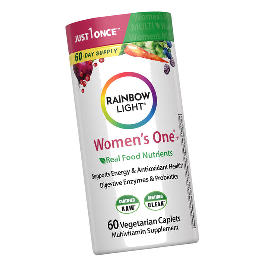 Rainbow Light Womens Multivitamin One + | 60 Caplets