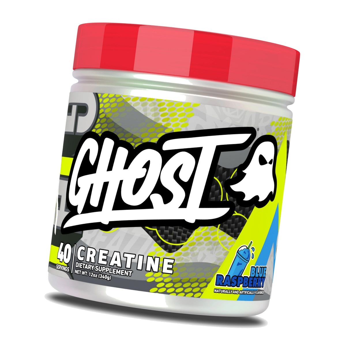 GHOST Creatine Monohydrate Powder, 5G OptiCreatine - Blue Raspberry