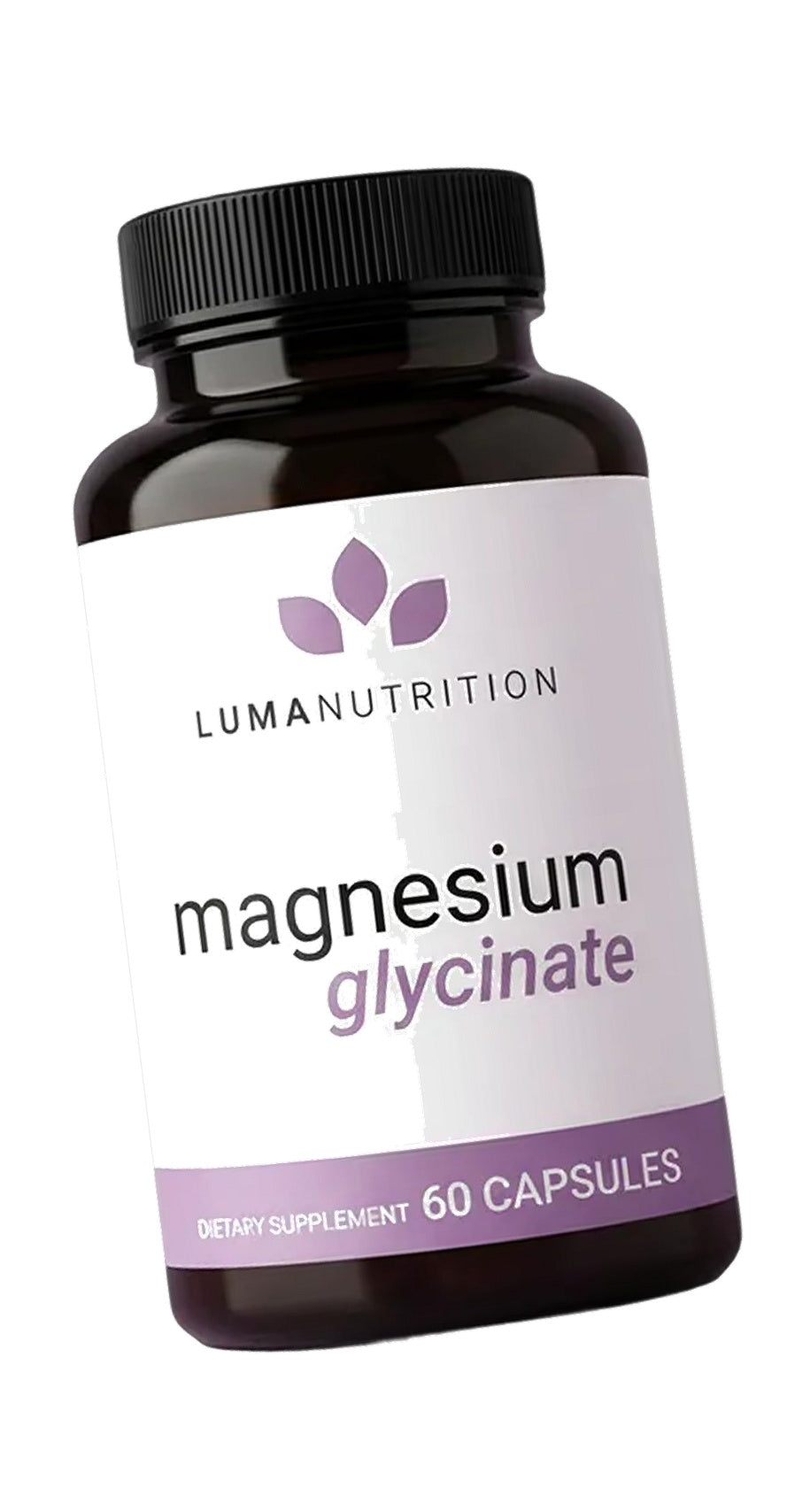 Luma Nutrition Magnesium Glycinate 1000mg Supplement - 60 Capsules