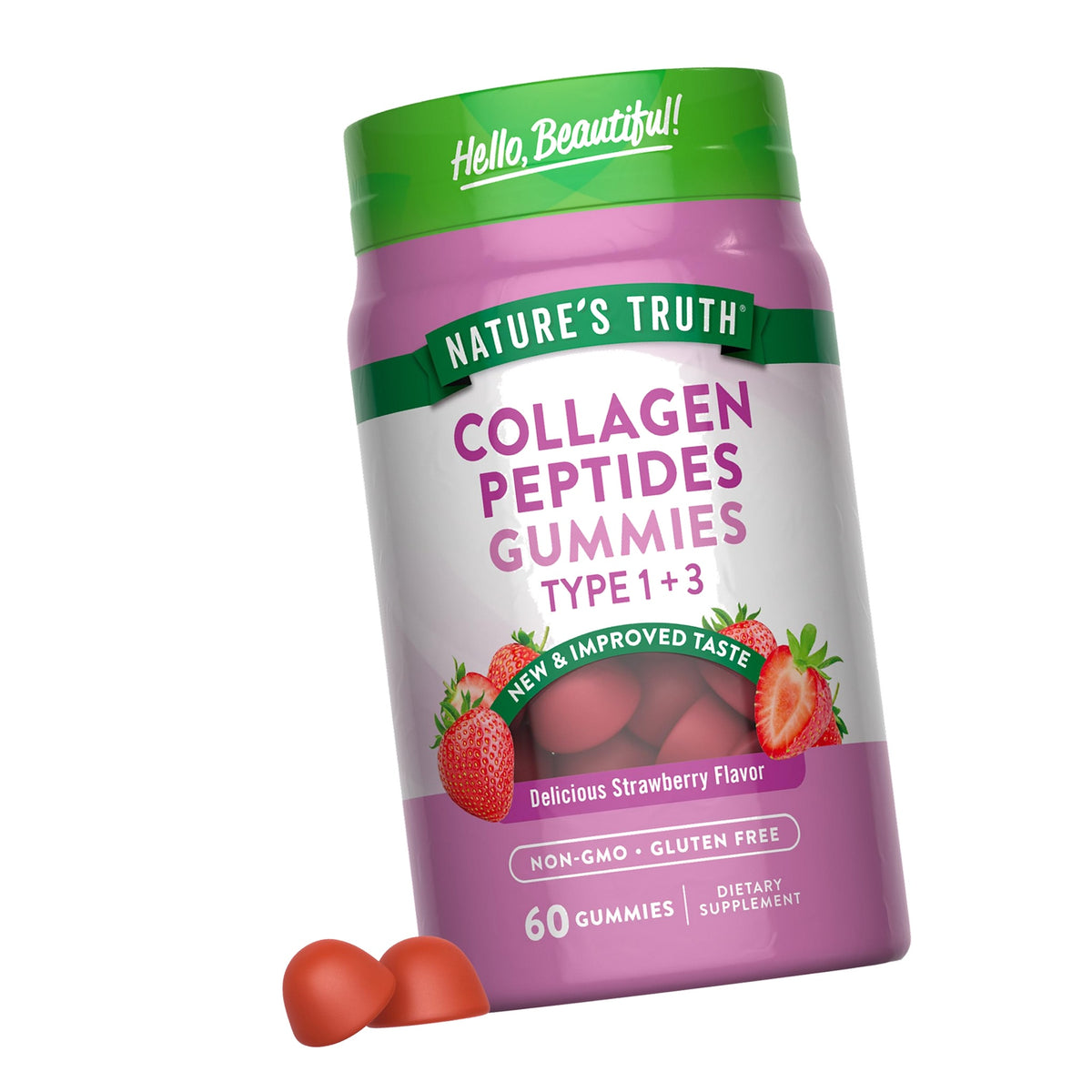 Nature's Truth Collagen Peptide Gummies for Women | 60 Count