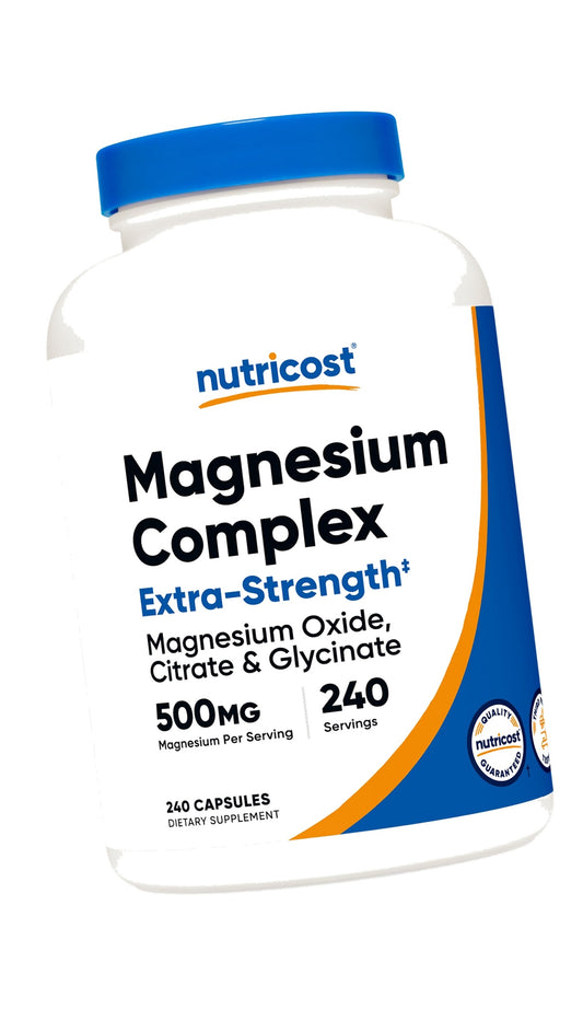 Nutricost Magnesium Complex Extra Strength 500mg, 240 Capsules