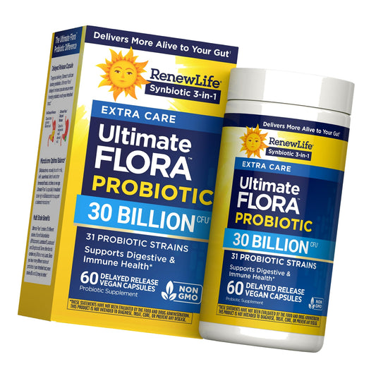 RenewLife Extra Care Ultimate FLORA Probiotic, 60 capsules