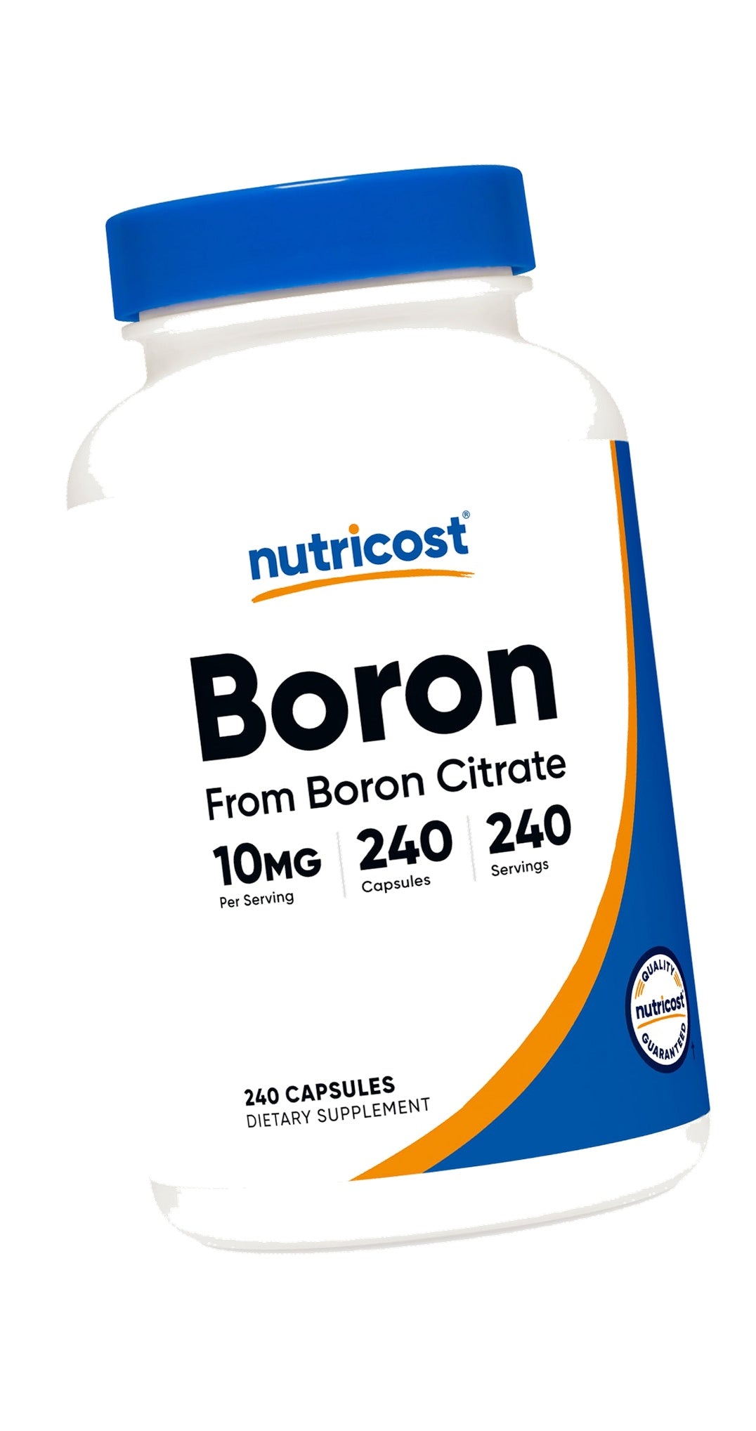 Nutricost Boron Capsules 10mg, 240 Vegetarian Capsules, Gluten Free