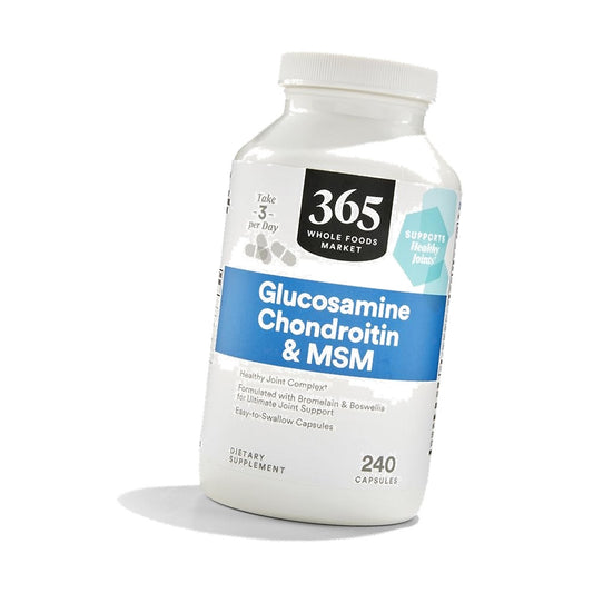 365 by Whole Foods Market, Glucosamine Chondroitin and MSM, Supports Healthy Joints, 240 Capsules