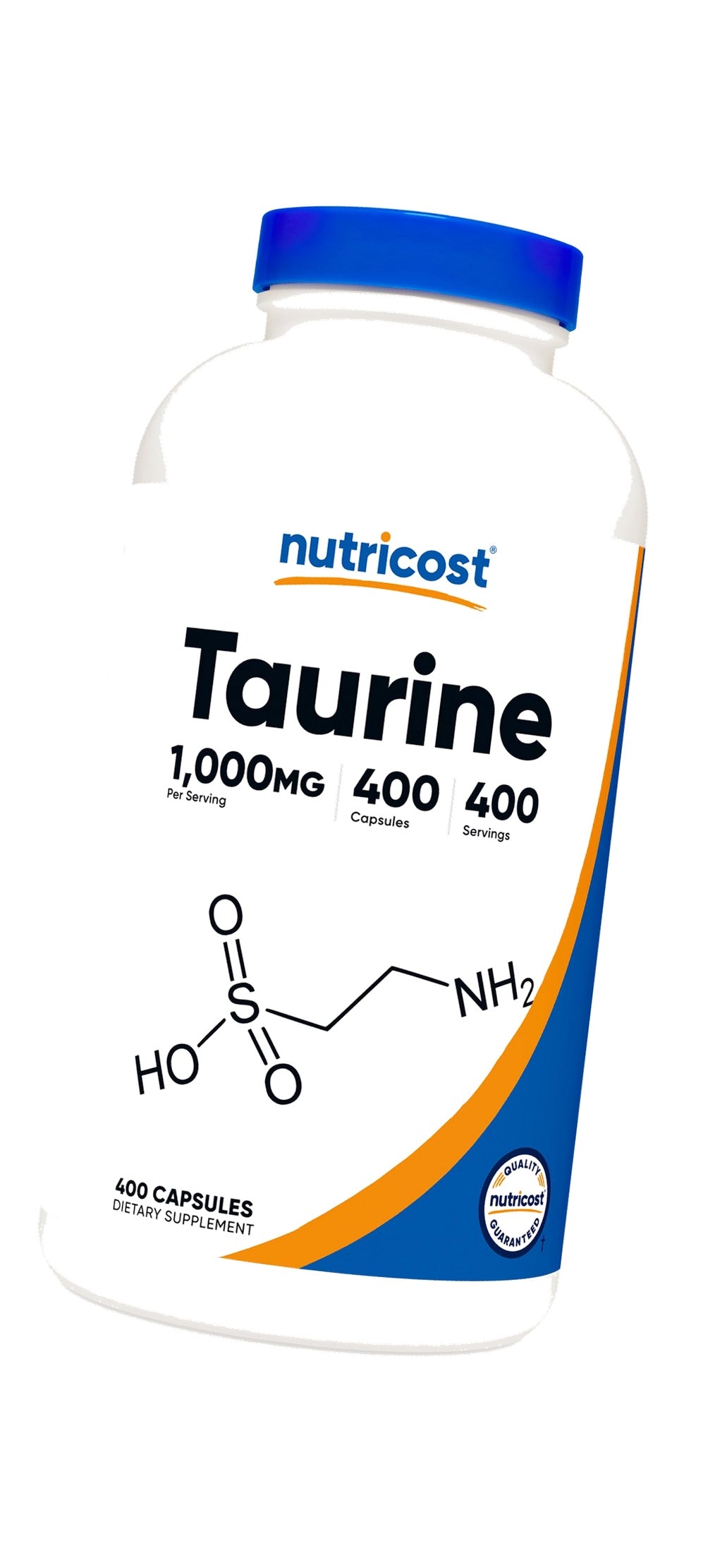 Nutricost Taurine 1000mg, 400 Capsules