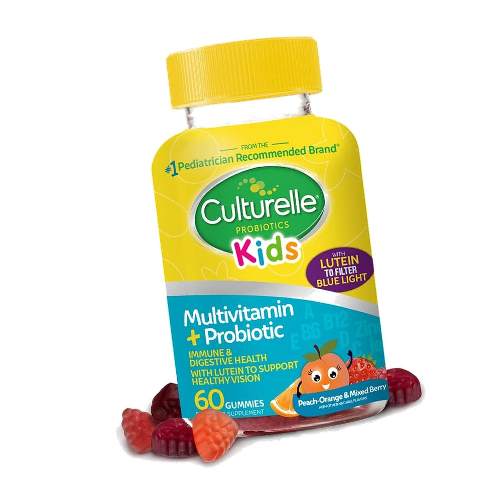 Culturelle Kids Multivitamin + Probiotic Gummies, Ages 2+, 60 Count
