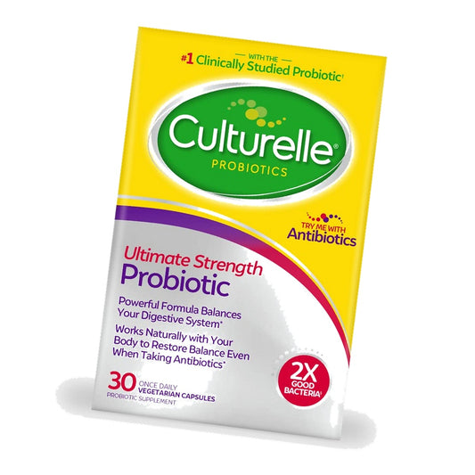 Culturelle Ultimate Strength Probiotic for Women & Men, 20B CFUs, 30 Count