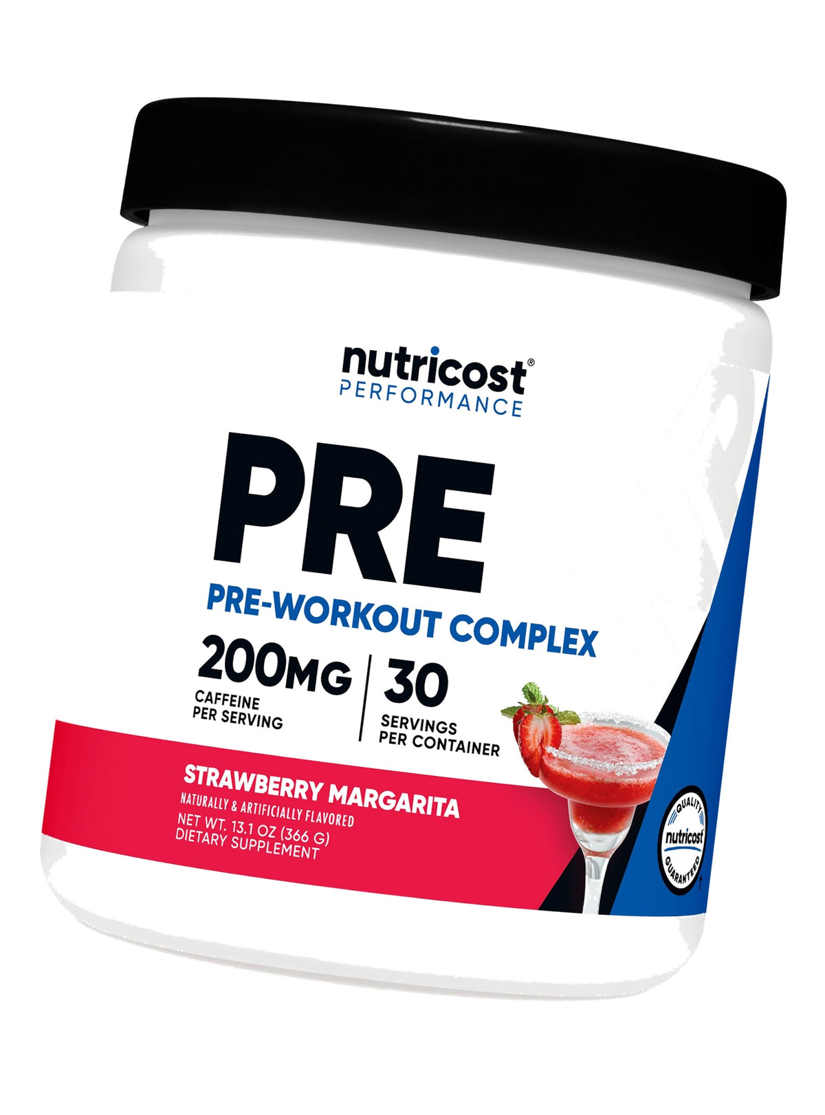 Nutricost Pre-Workout Powder (Strawberry Margarita) 30 Servings, Vegetarian