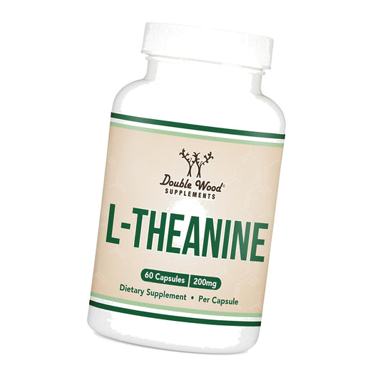 L-Theanine 200mg, Double Strength, Theanine Supplement, 120 Capsules