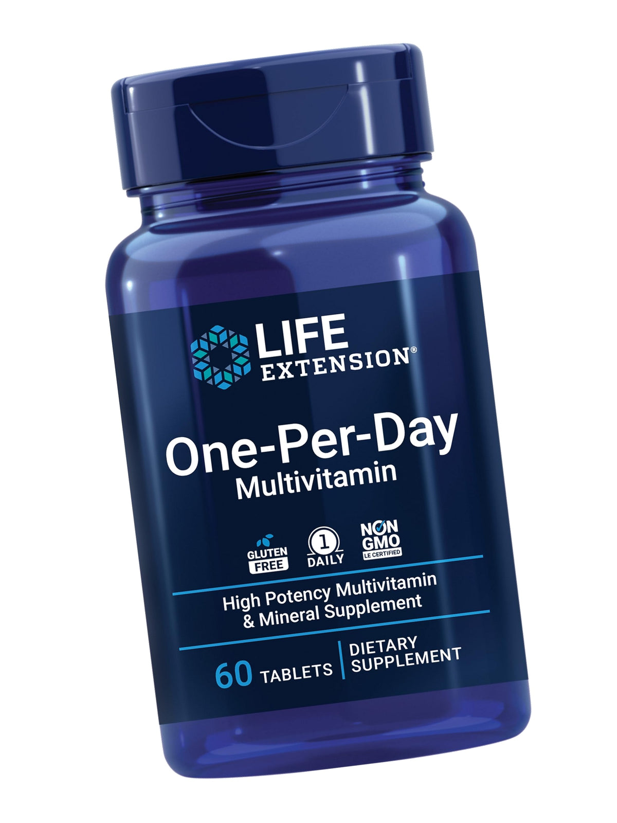 Life Extension One-Per-Day Multivitamin, 1-Daily, 60 Tablets