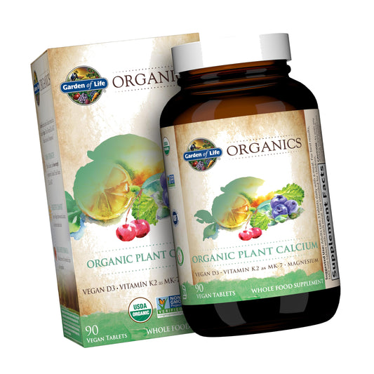 Garden of Life Organics Plant Calcium Supplement, 90 Count