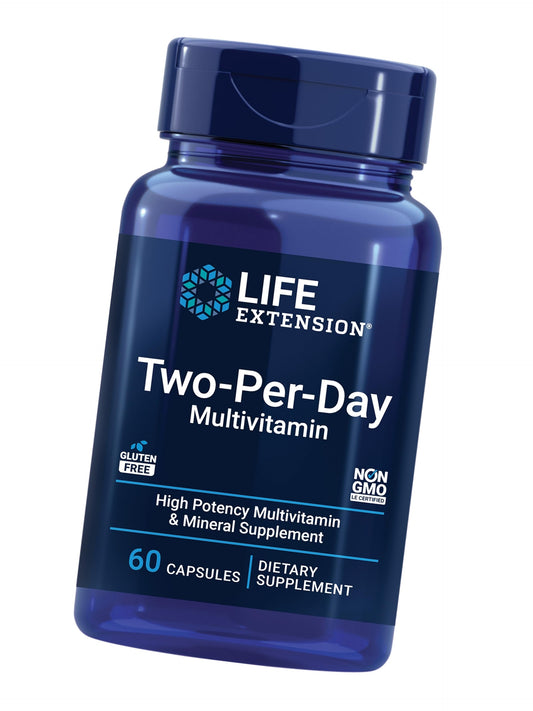 Life Extension Two-Per-Day Multivitamin, 60 Capsules