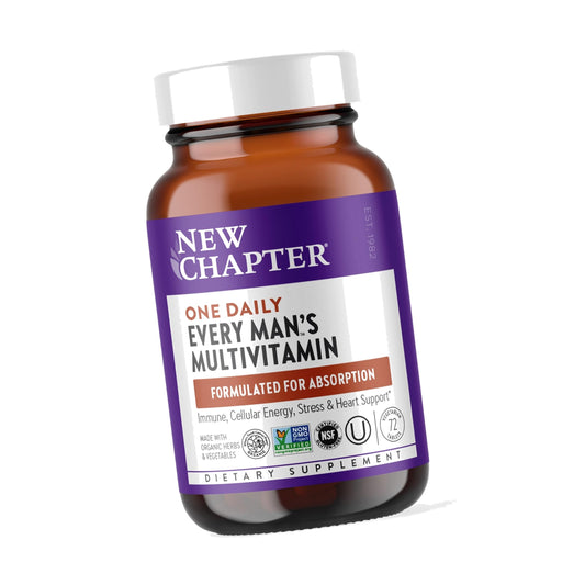 New Chapter Every Man's One Daily Multivitamin, 72 Tablets