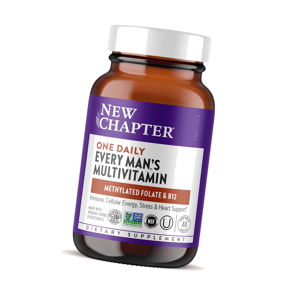 New Chapter Men's One Daily Multivitamin, 48 Tablets
