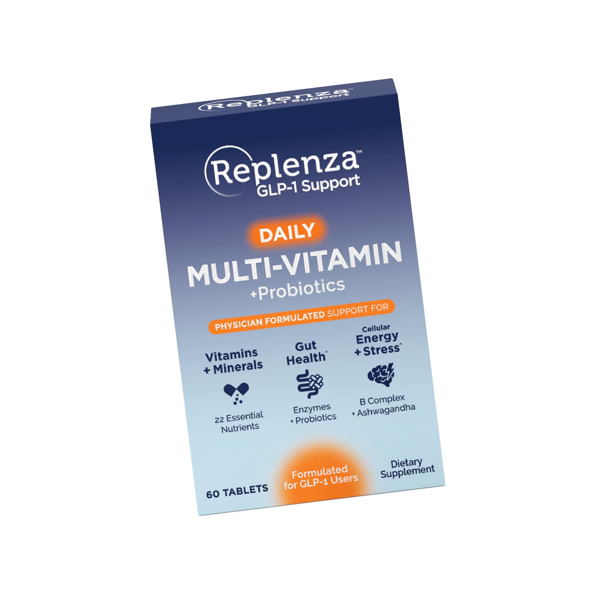 Replenza Daily GLP-1 Nutritional Support Supplement, 60 Tablets