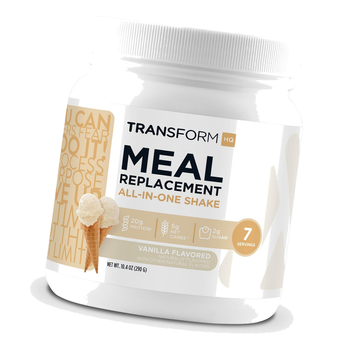 TransformHQ Meal Replacement Shake Powder (Vanilla) 7 Servings, Gluten Free