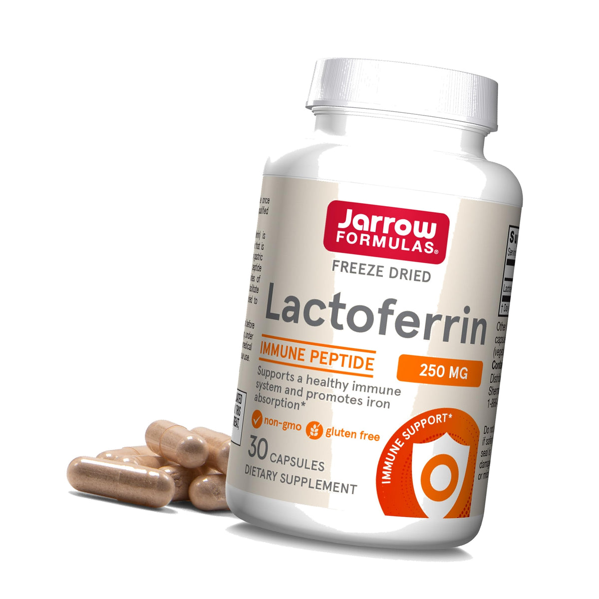 Jarrow Lactoferrin Supplements, 250 mg, 30 Capsules