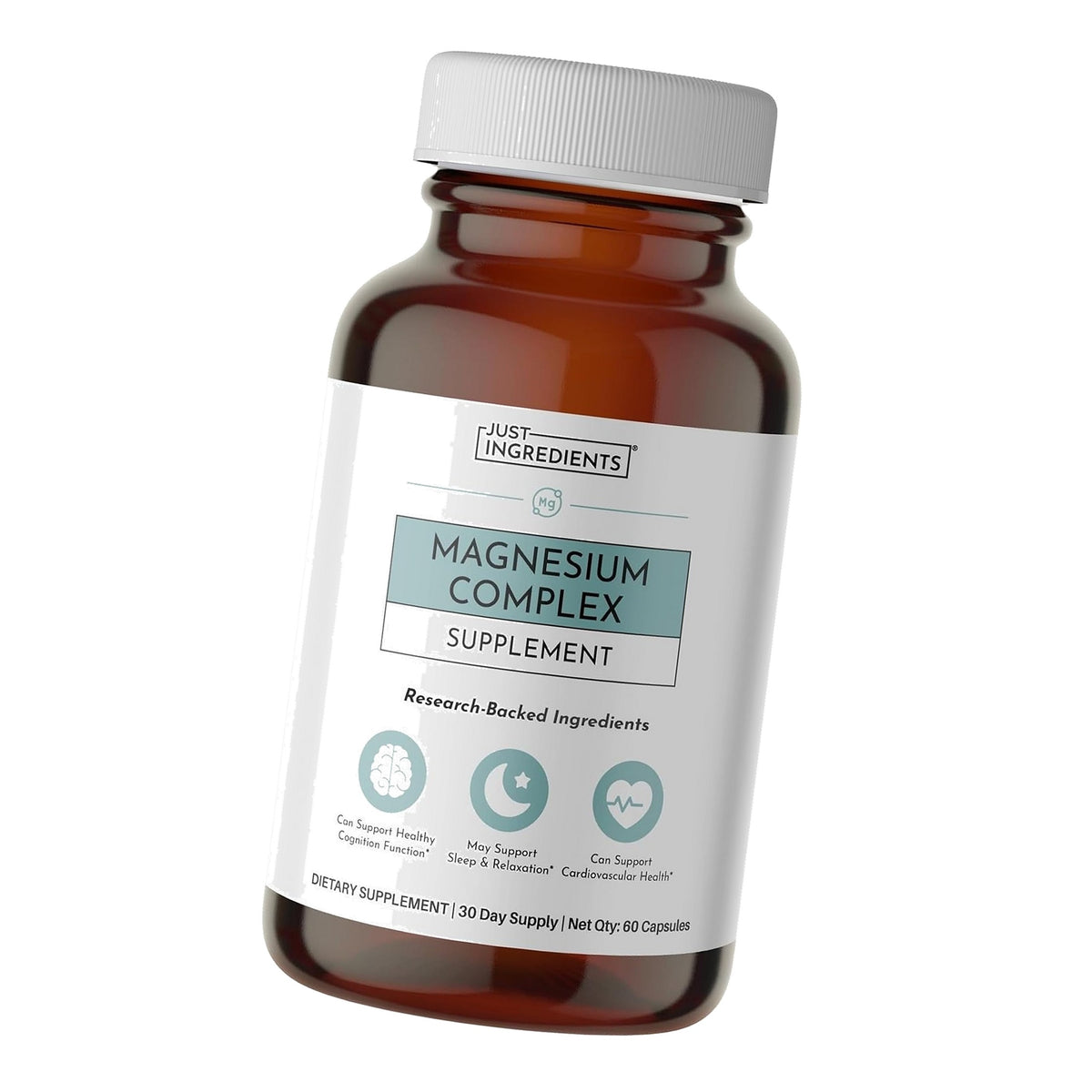 JUST INGREDIENTS Magnesium Complex - 5 Forms Sleep & Mood - 60 Capsules
