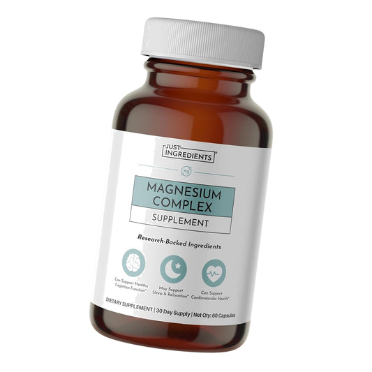 JUST INGREDIENTS Magnesium Complex - 5 Forms Sleep & Mood - 60 Capsules