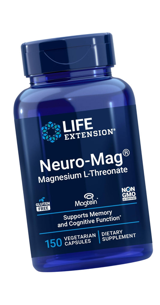 Life Extension Neuro-Mag Magnesium L-Threonate, 150 Vegetarian Capsules