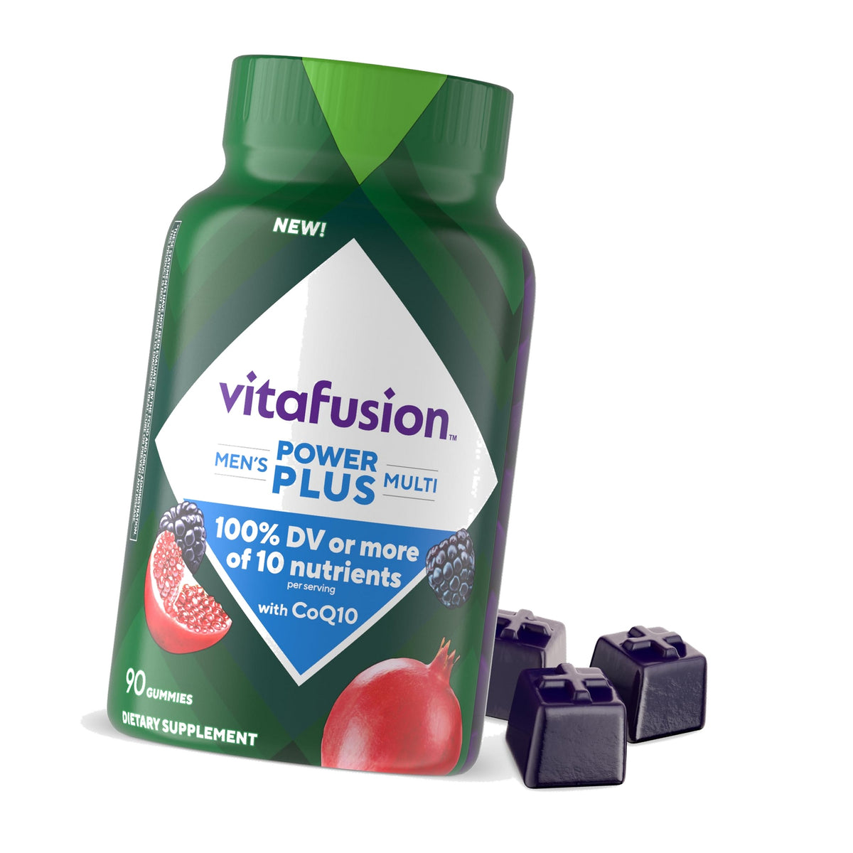 Vitafusion Power Plus Men's Multivitamin Gummies | 90 Gummy Vitamins