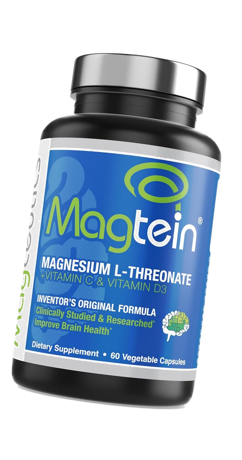 Magtein Magnesium L-Threonate, Memory, Focus & Sleep – 60 Veg Capsules