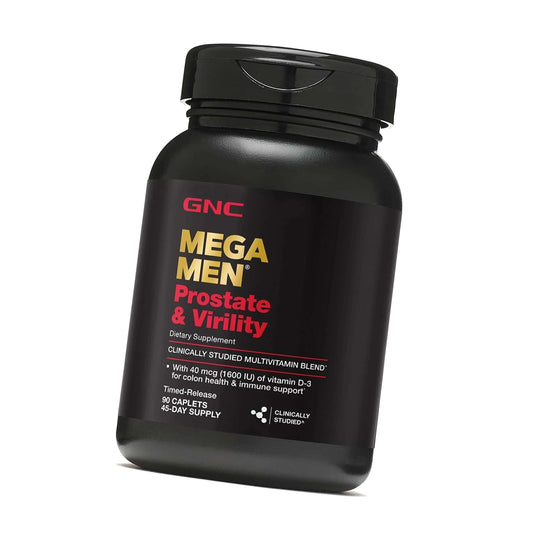 GNC Mega Men Prostate & Virility Multivitamin for Men, 90 Count